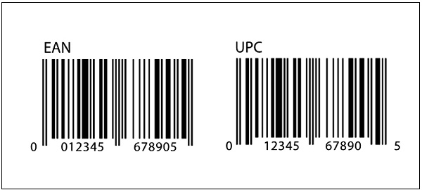 UPC (Universal Product Code) Barcodes